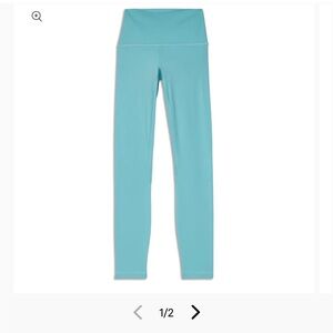 NWT Lululemon Aligns Tidal Teal 28” Size 10